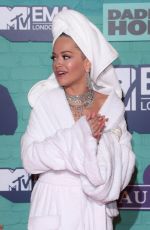 RITA ORA at 2017 MTV Europe Music Awards in London 11/12/2017