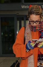 RITA ORA at Heathrow Airport in London 11/04/2017