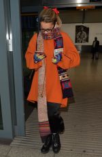 RITA ORA at Heathrow Airport in London 11/04/2017
