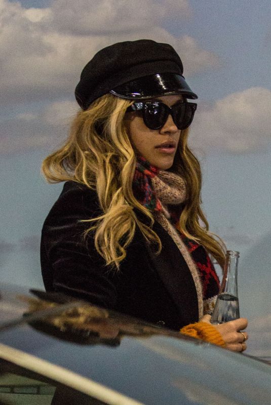 RITA ORA at Tegel Airport in Berlin 11/16/2017
