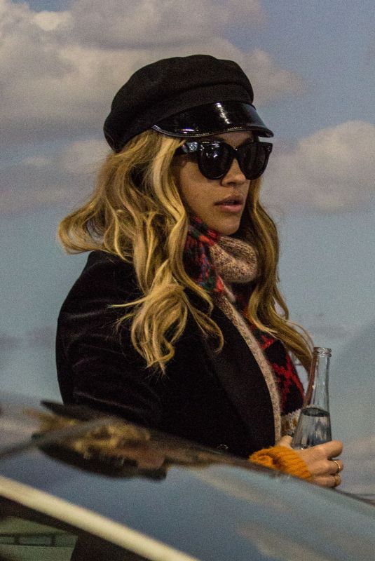 RITA ORA at Tegel Airport in Berlin 11/16/2017