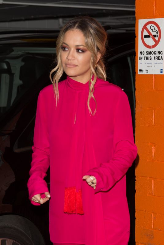 RITA ORA at The Project in Melbourne 11/21/2017