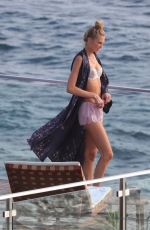 ROMEE STRIJD and JOSEPHINE SKRIVER on the Set of VS Photoshoot in Malibu 11/08/2017