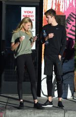 ROMEE STRIJD and Laurens Van Leeuwen Heading to a Gym in Los Angeles 11/06/2017