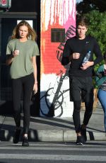 ROMEE STRIJD and Laurens Van Leeuwen Heading to a Gym in Los Angeles 11/06/2017