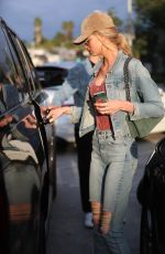 ROMEE STRIJD Out for Lunch at Zinque Cafe in West Hollywood 11/01/2017