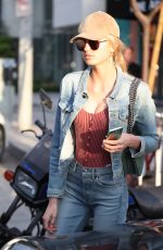 ROMEE STRIJD Out for Lunch at Zinque Cafe in West Hollywood 11/01/2017