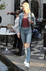ROMEE STRIJD Out for Lunch at Zinque Cafe in West Hollywood 11/01/2017
