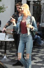 ROMEE STRIJD Out for Lunch at Zinque Cafe in West Hollywood 11/01/2017