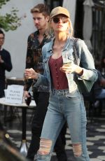 ROMEE STRIJD Out for Lunch at Zinque Cafe in West Hollywood 11/01/2017