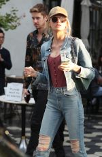 ROMEE STRIJD Out for Lunch at Zinque Cafe in West Hollywood 11/01/2017