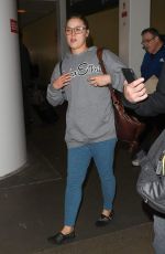 RONDA ROUSEY at LAX Airport in Los Angeles 11/07/2017