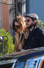 ROSE LESLIE and Kit Harington Out in New York 11/20/2017