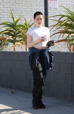 ROSE MCGOWAN Out and About in Los Angeles 11/7/2017