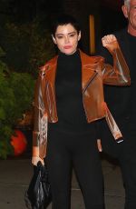 ROSE MCGOWAN Out for Dinner at Locanda Verde in New York 11/02/2017
