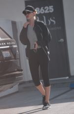 ROSIE HUNTINGTON-WHITELEY Leaves a Gym in West Hollywood 11/27/2017