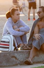 ROSIE JONES on the Beaches in Santa Monica 11/18/2017