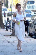 RUMER WILLIS Leaves Tattoo Removal Treatment in Studio City 11/18/2017
