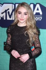 SABRINA CARPENTER at 2017 MTV Europe Music Awards in London 11/12/2017