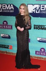 SABRINA CARPENTER at 2017 MTV Europe Music Awards in London 11/12/2017