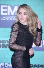 SABRINA CARPENTER at 2017 MTV Europe Music Awards in London 11/12/2017