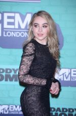 SABRINA CARPENTER at 2017 MTV Europe Music Awards in London 11/12/2017