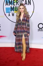 SABRINA CARPENTER at American Music Awards 2017 at Microsoft Theater in Los Angeles 11/19/2017