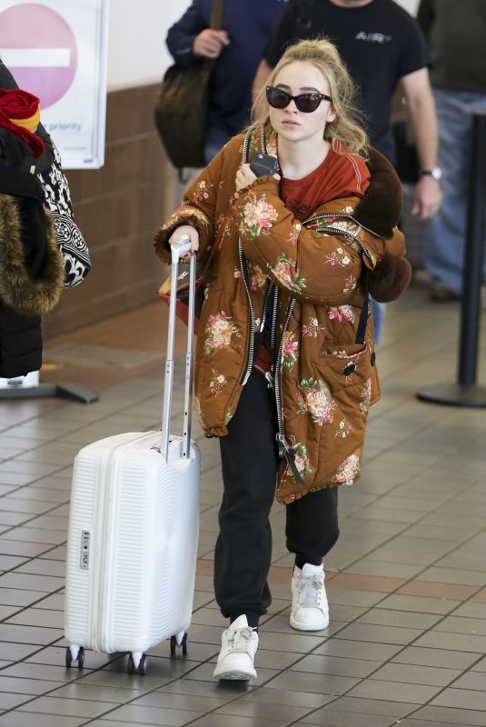 SABRINA CARPENTER at Los Angeles International Airport 11/24/2017