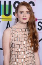 SADIE SINK at American Music Awards 2017 at Microsoft Theater in Los Angeles 11/19/2017