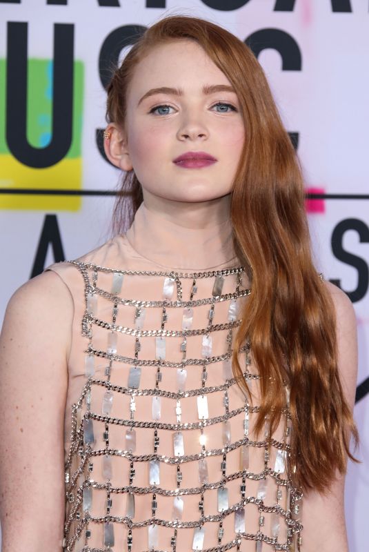 SADIE SINK at American Music Awards 2017 at Microsoft Theater in Los Angeles 11/19/2017