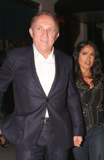 SALMA HAYEK and François-Henri at Mastro