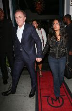 SALMA HAYEK and François-Henri at Mastro