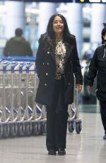 SALMA HAYEK at Airport in Los Angeles 11/06/2017