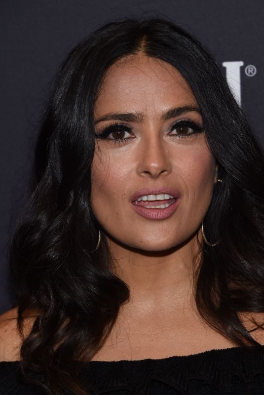 SALMA HAYEK at HFPA & Instyle Celebrate 75th Anniversary of the Golden Globes in Los Angeles 11/15/2017