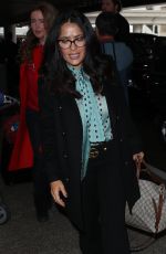 SALMA HAYEK at Los Angeles International Airport 11/16/2017