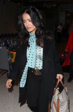 SALMA HAYEK at Los Angeles International Airport 11/16/2017