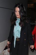 SALMA HAYEK at Los Angeles International Airport 11/16/2017