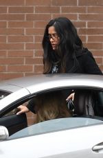 SALMA HAYEK Out and About in Beverly Hills 10/31/2017