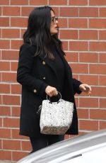 SALMA HAYEK Out and About in Beverly Hills 10/31/2017