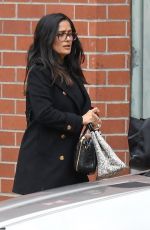 SALMA HAYEK Out and About in Beverly Hills 10/31/2017