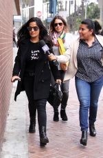 SALMA HAYEK Out in Beverly Hills 11/01/2017