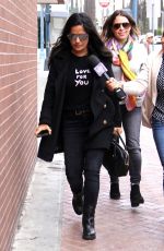 SALMA HAYEK Out in Beverly Hills 11/01/2017