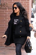 SALMA HAYEK Out in Beverly Hills 11/01/2017