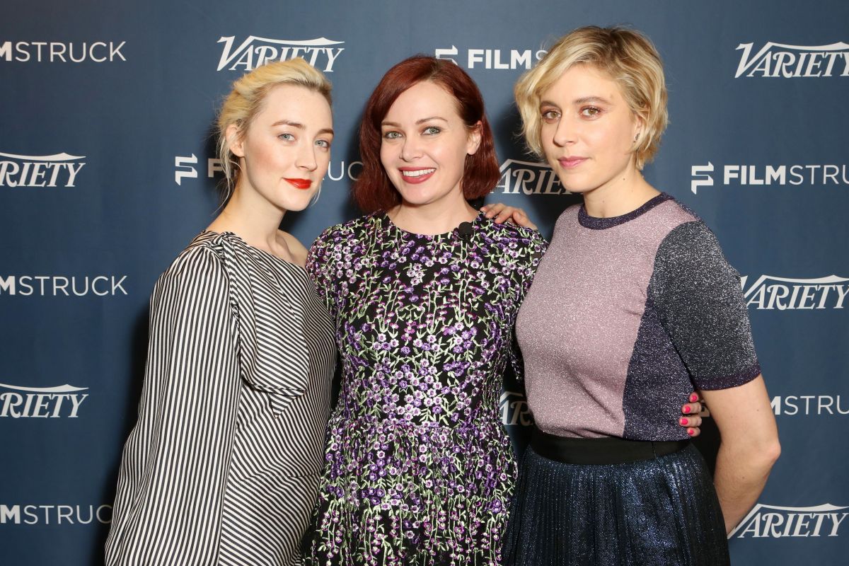 SAOIRSE RONAN, ALICIA MALONE and GRETA GERWIG at Lady Bird Variety Screenin...