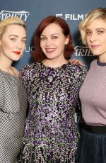 SAOIRSE RONAN, ALICIA MALONE and GRETA GERWIG at Lady Bird Variety Screening in Los Angeles 11/09/2017