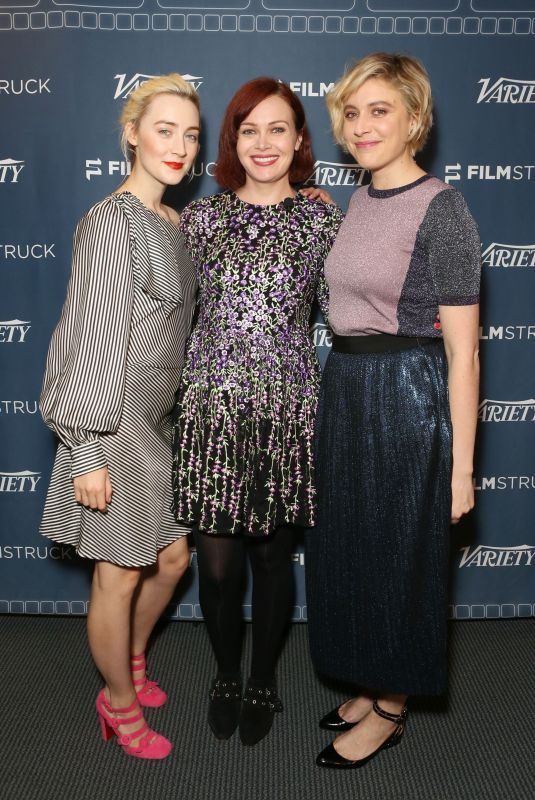 SAOIRSE RONAN, ALICIA MALONE and GRETA GERWIG at Lady Bird Variety Screening in Los Angeles 11/09/2017