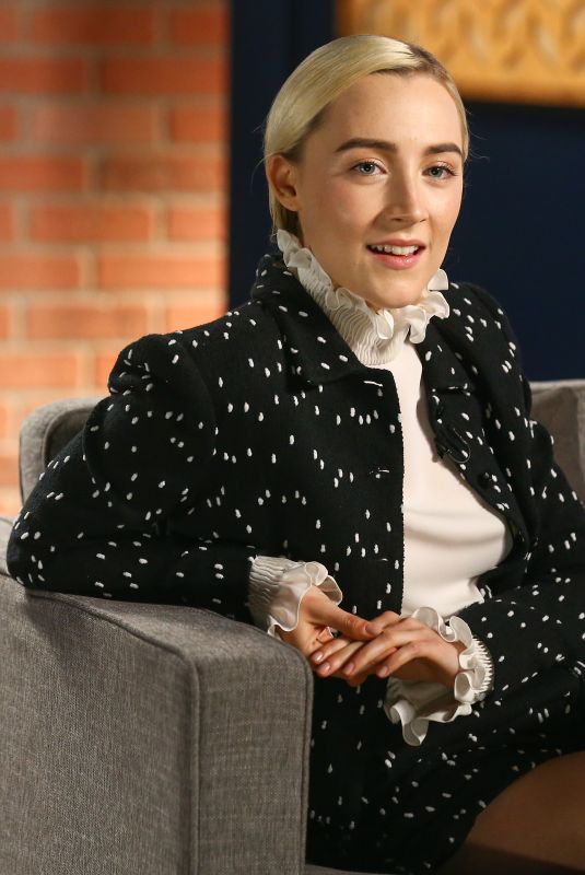 SAOIRSE RONAN at Variety’s Actors on Actors Studio in Los Angeles 11/12/2017