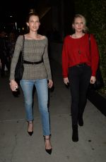 SARA and ERIN FOSTER at Maxfield in West Hollywood 11/09/2017