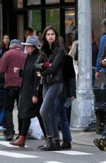 SARA SAMPAIO Out for Lunch in New York 11/04/2017
