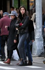 SARA SAMPAIO Out for Lunch in New York 11/04/2017